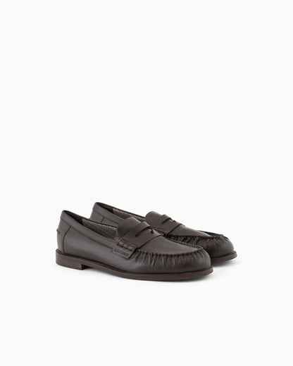Smooth leather loafers