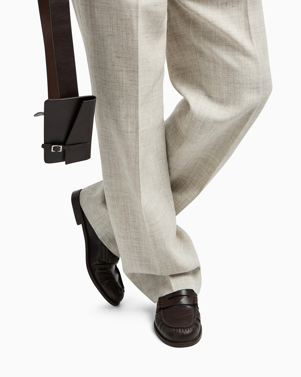 Smooth leather loafers