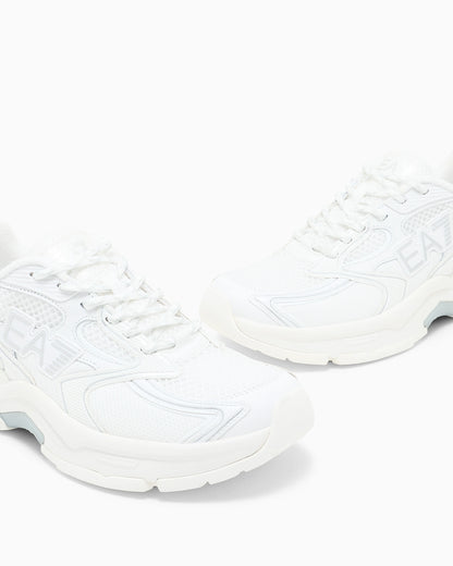 Sneaker Predator in mesh and tumbled leather