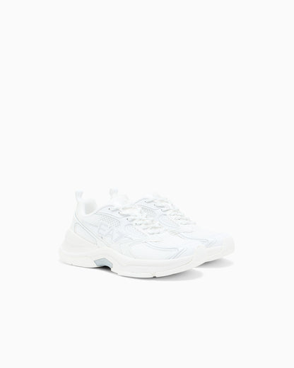 Sneaker Predator in mesh and tumbled leather