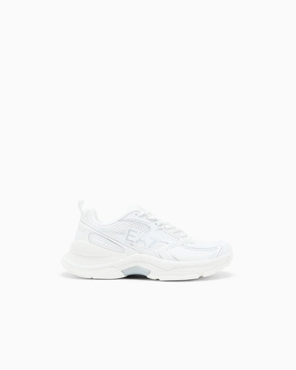 Sneaker Predator in mesh and tumbled leather