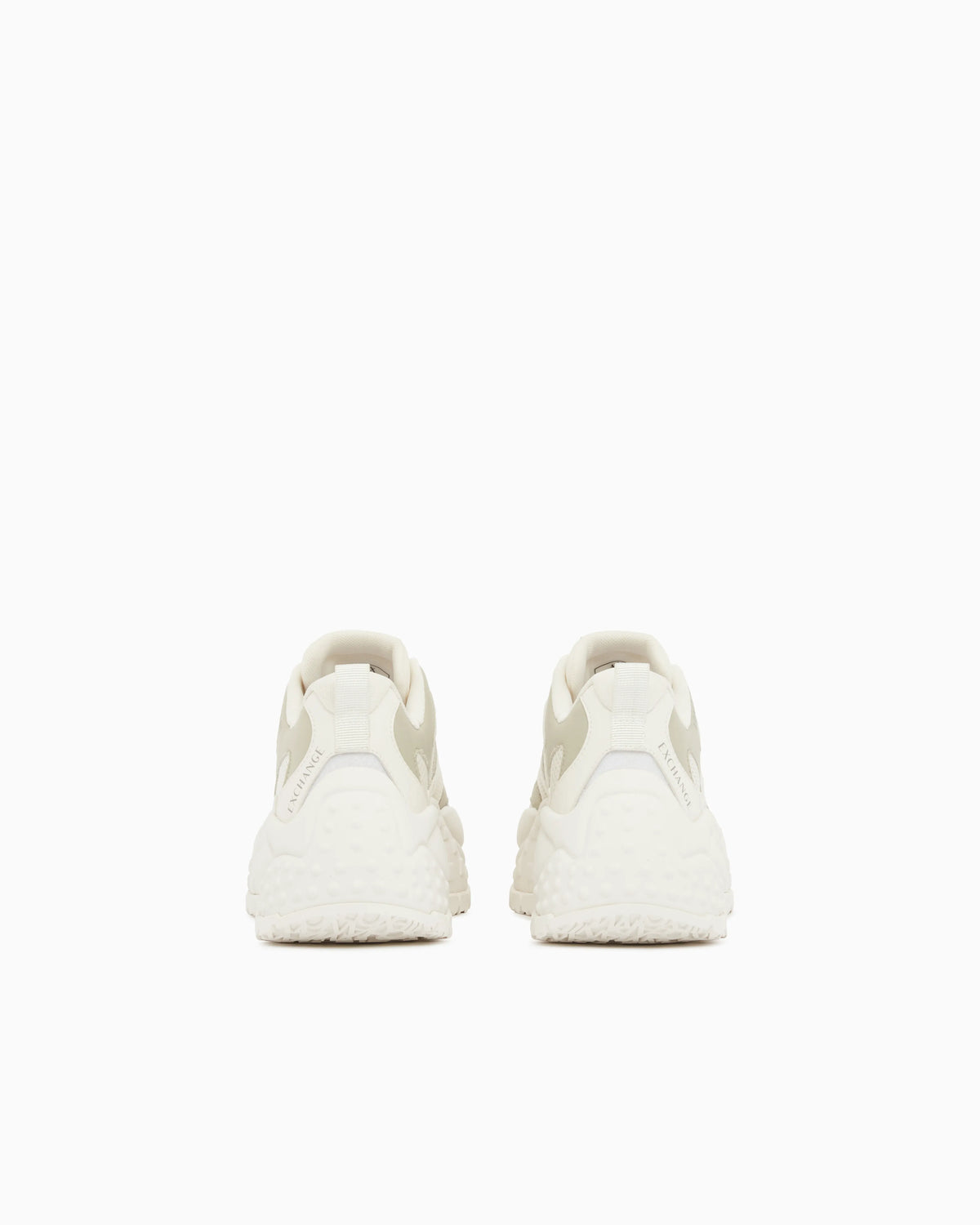 Sneakers in mesh and microsuede