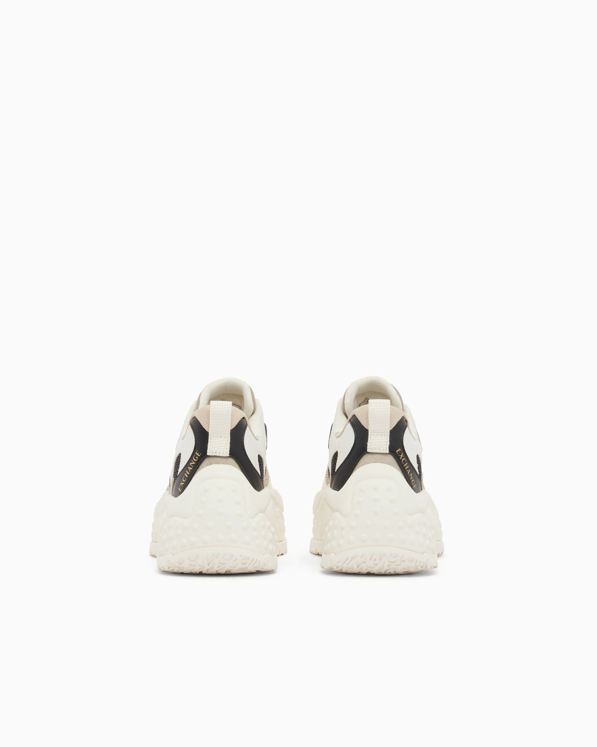 Sneakers in mesh and microsuede