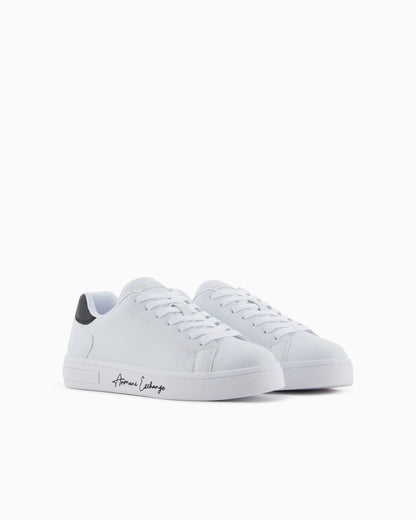 Sneakers with signature logo on the sole