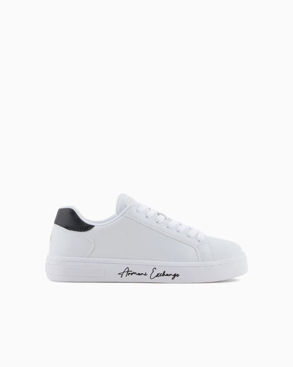 Sneakers with signature logo on the sole