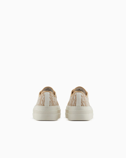 Sneakers with allover logo