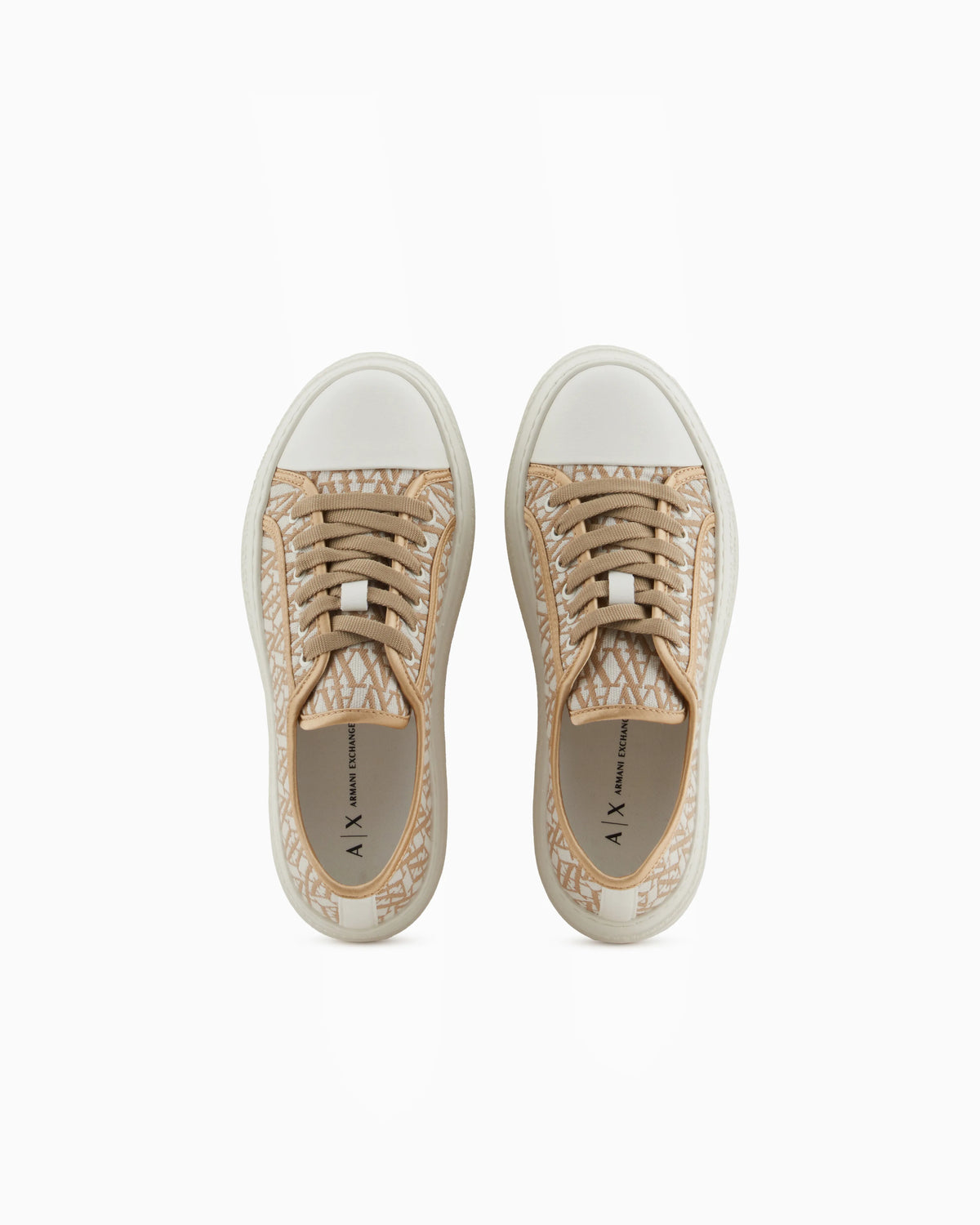 Sneakers with allover logo