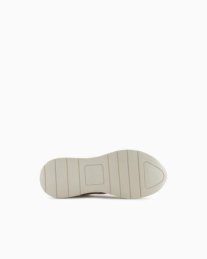 Sneakers with metallic inserts