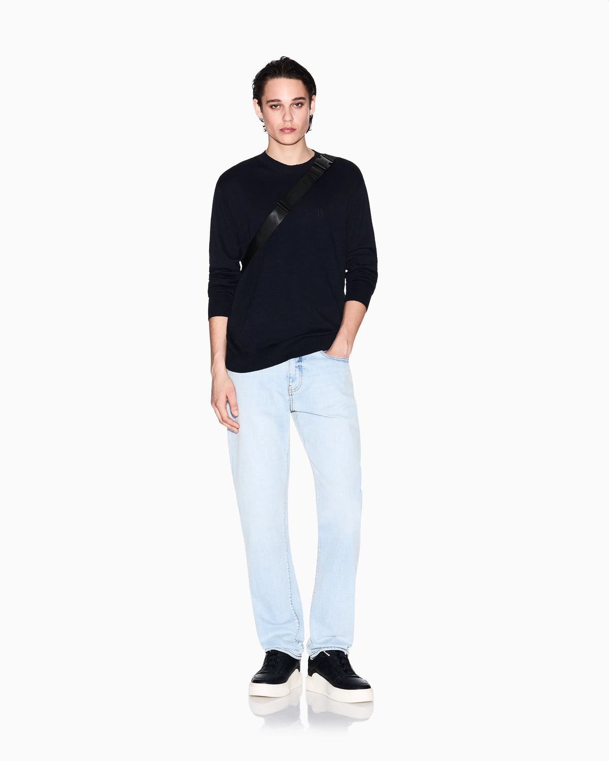 J13 slim fit jeans in cotton denim