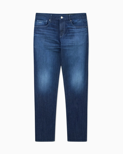 Comfort slim-fit jeans Essential in faded fleece denim