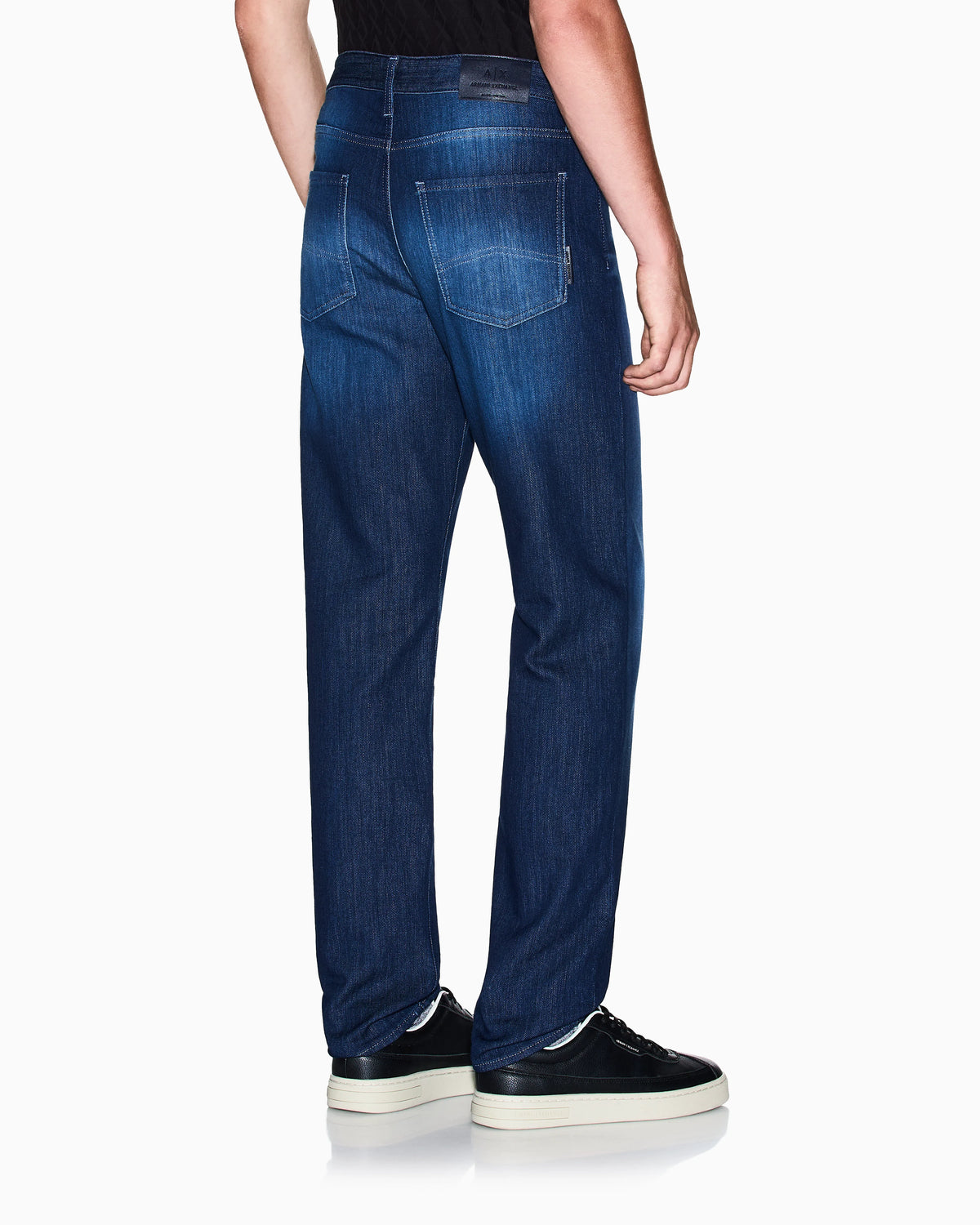 Comfort slim-fit jeans Essential in faded fleece denim