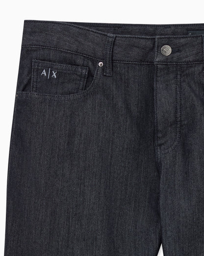 Comfort slim five-pocket jeans in fleece denim Essential