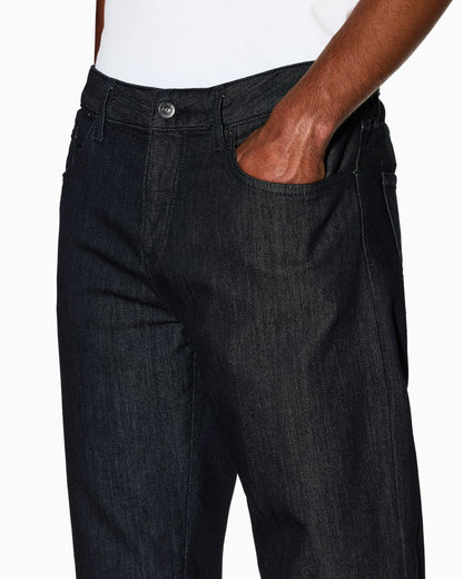 Comfort slim five-pocket jeans in fleece denim Essential