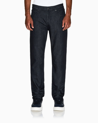 Comfort slim five-pocket jeans in fleece denim Essential