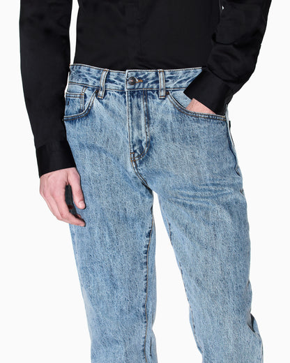 Slim-fit denim jeans