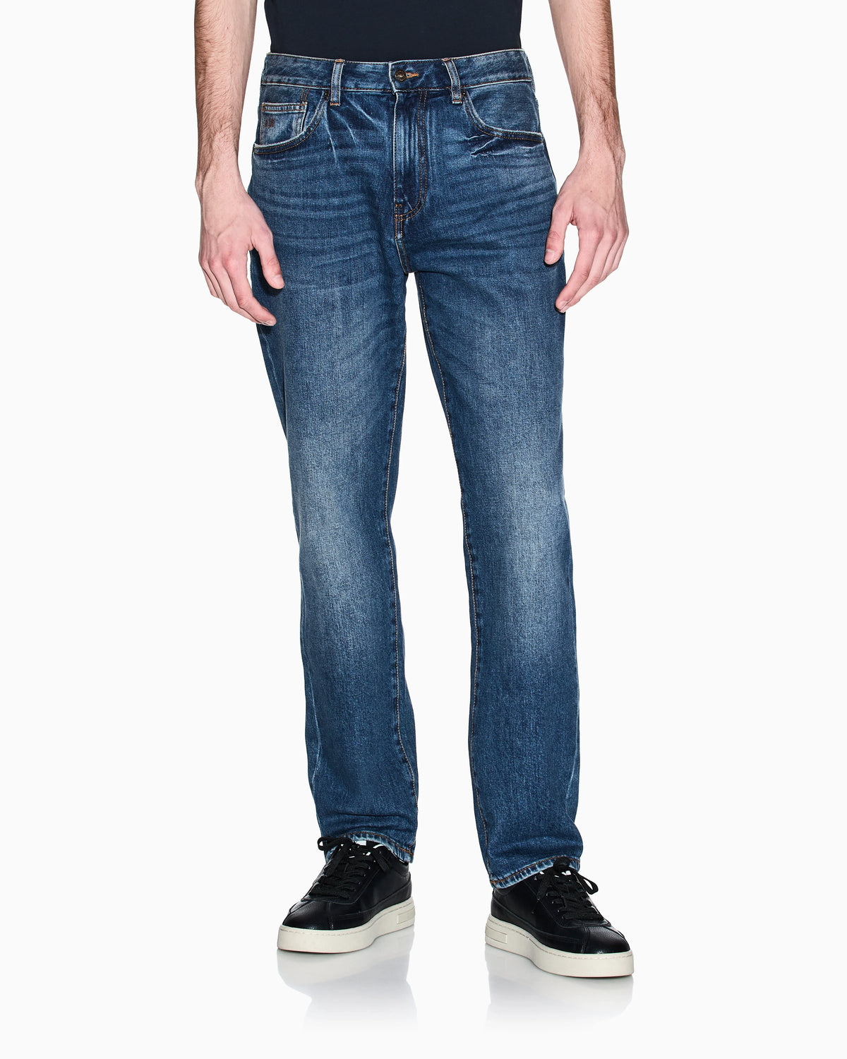 Slim-fit denim jeans