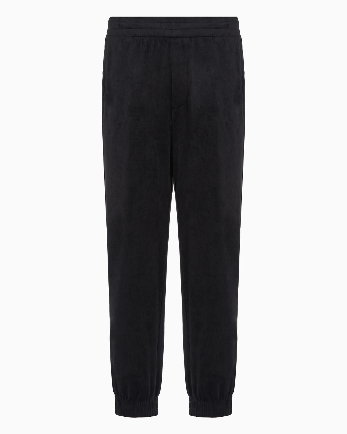 Oversized velour jogger trousers