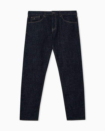 Straight fit jeans in comfort denim