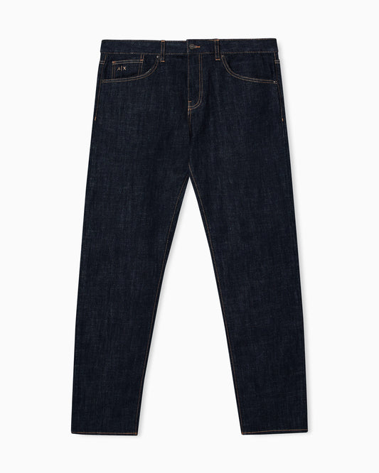 Straight fit jeans in comfort denim