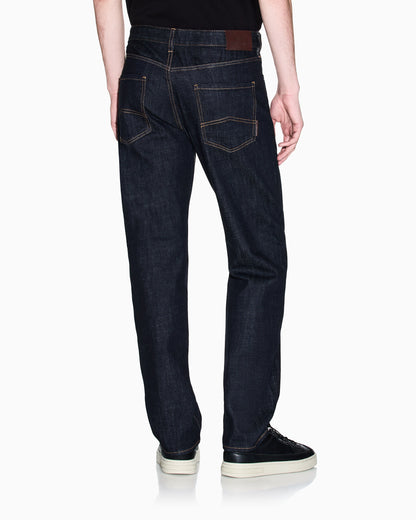 Straight fit jeans in comfort denim