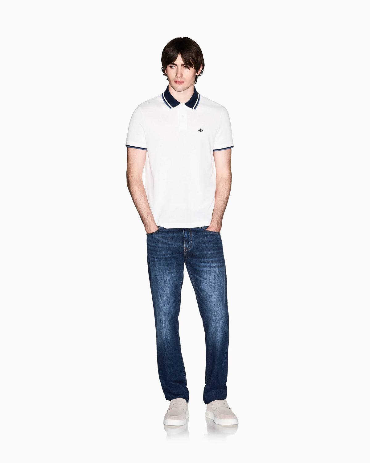 Straight Fit Jeans Classic Denim Blue Wash