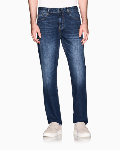 Straight Fit Jeans Classic Denim Blue Wash