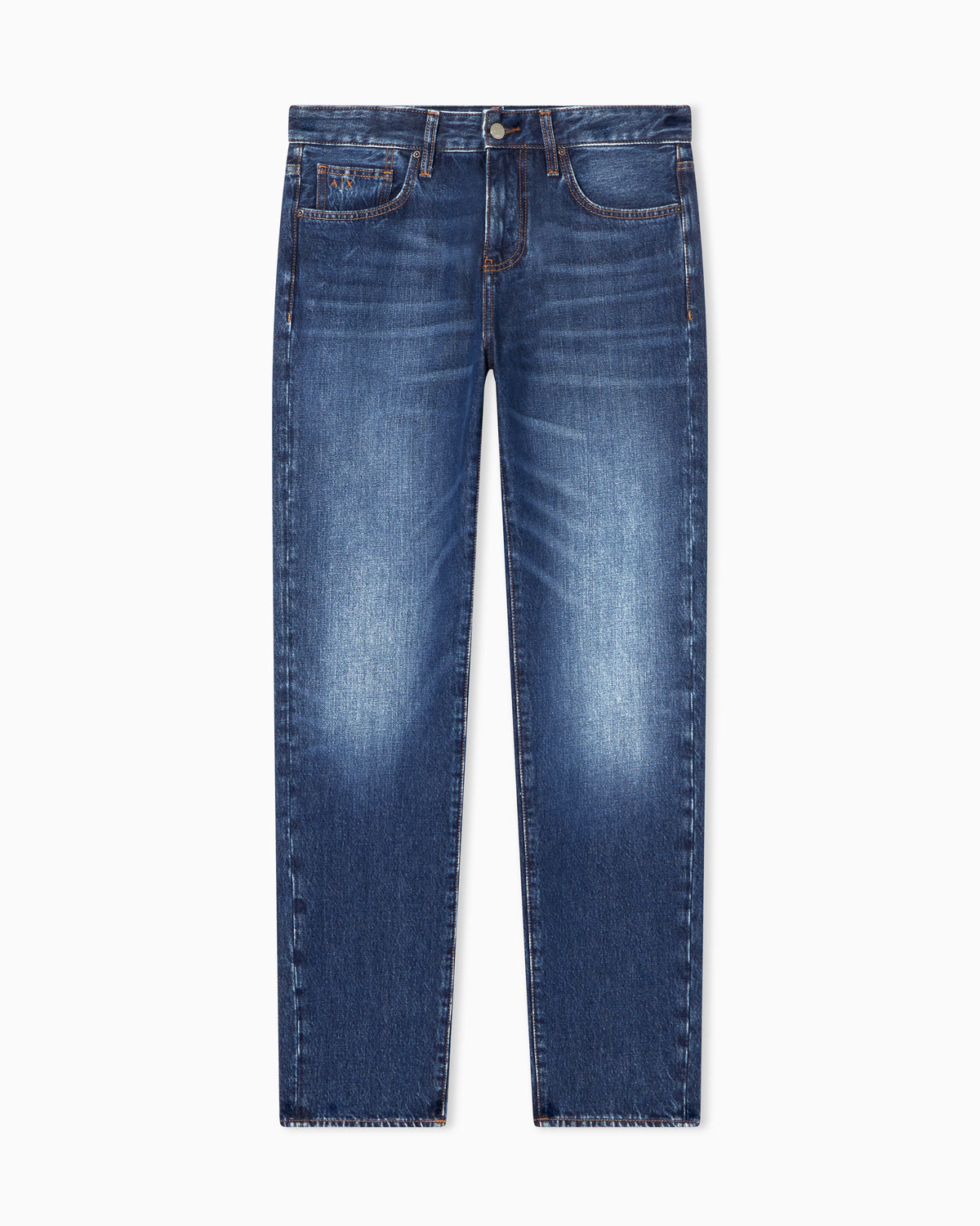 Straight Fit Jeans Classic Denim Blue Wash