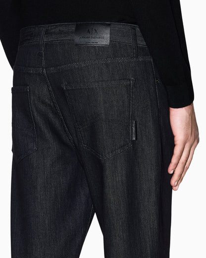Slim-fit five-pocket jeans in stretch denim Essential