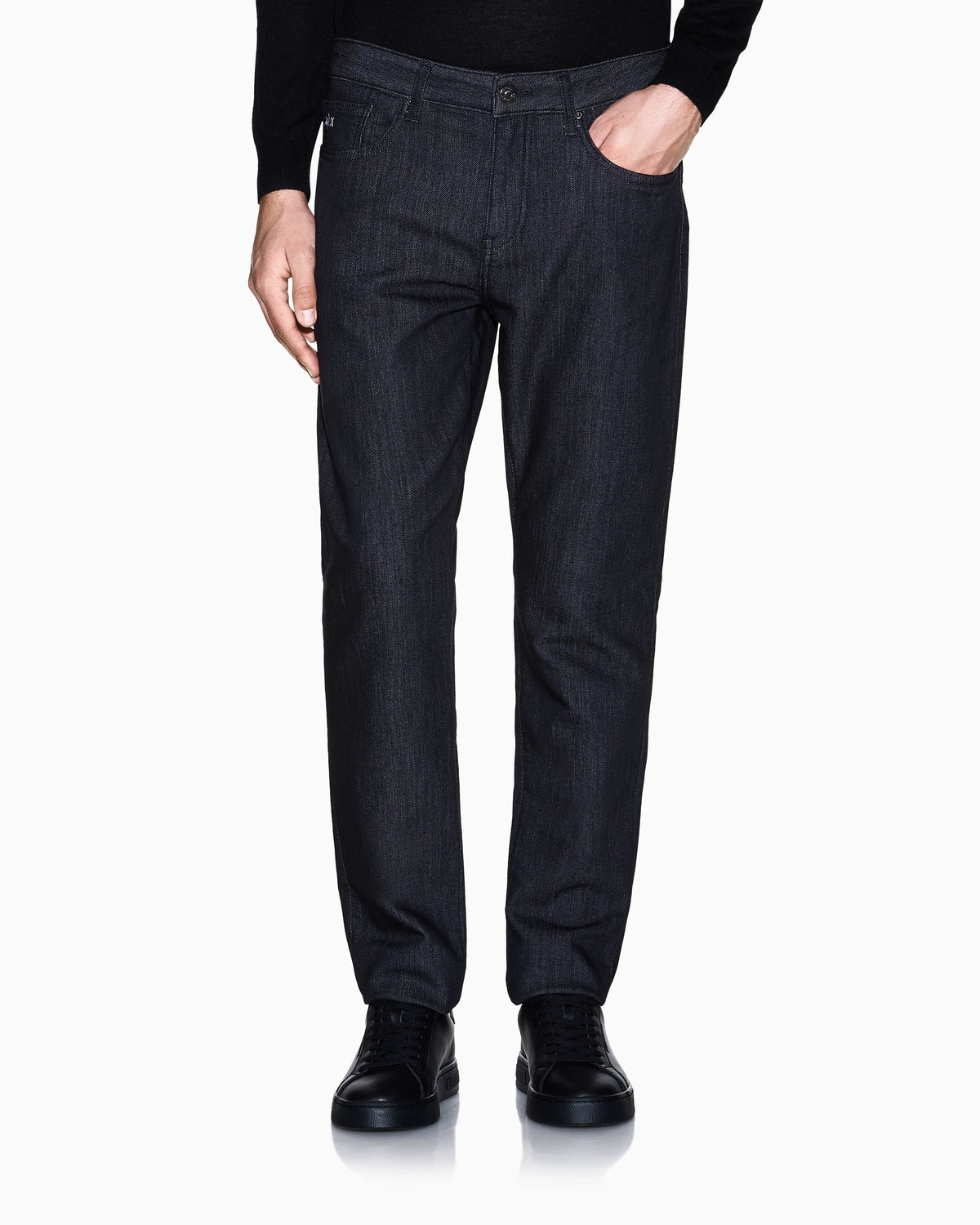 Slim-fit five-pocket jeans in stretch denim Essential