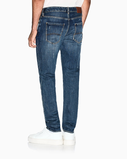 Slim fit jeans in denim fleece
