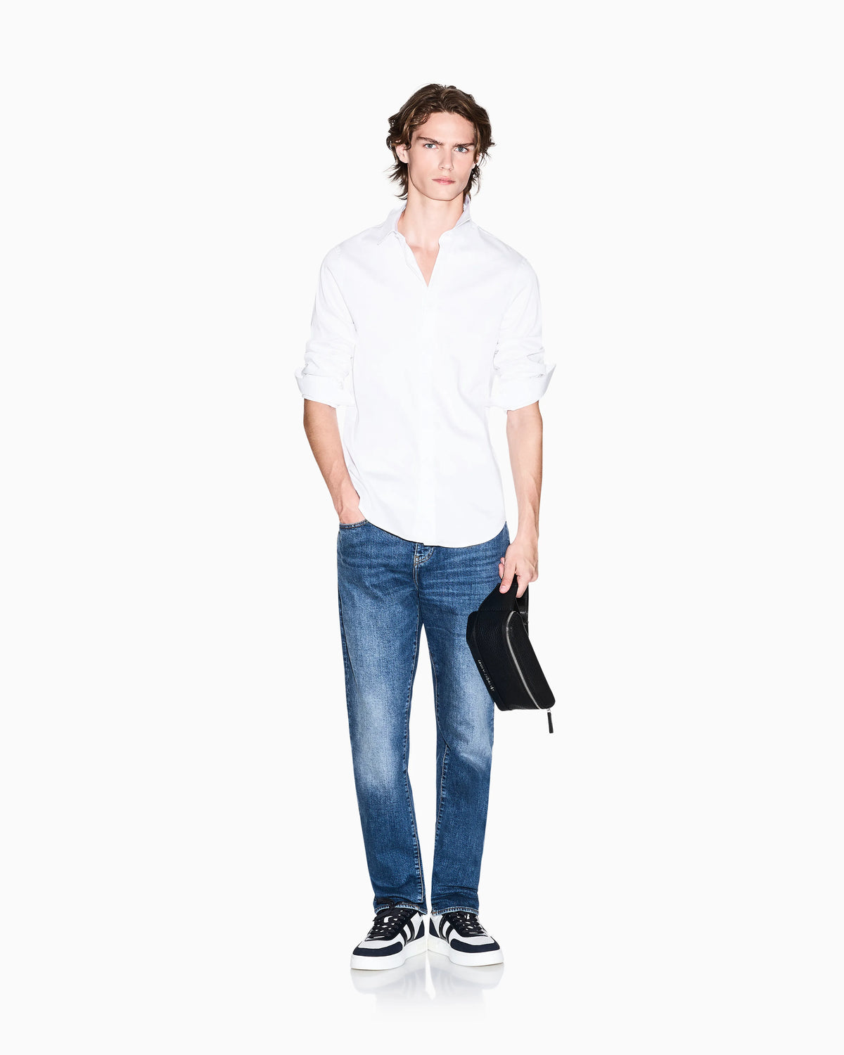 Slim fit jeans in stretch denim