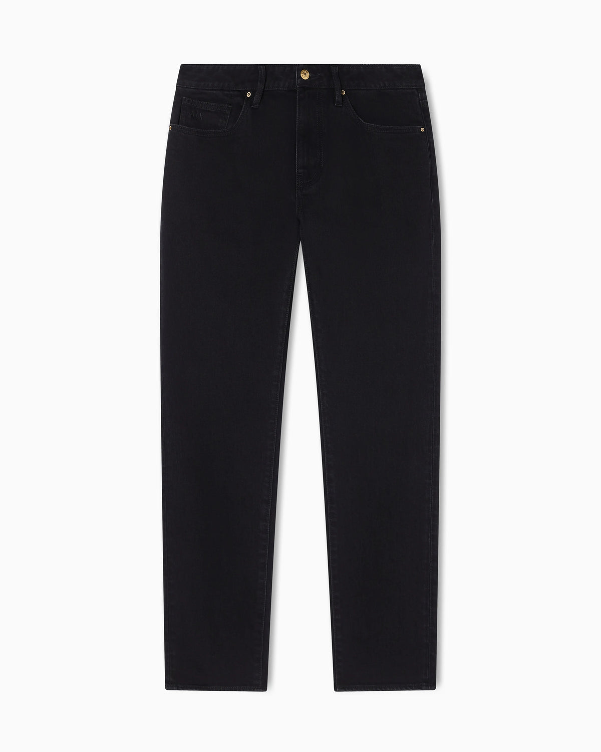 slim Jeans Black Wash in Stretch Denim