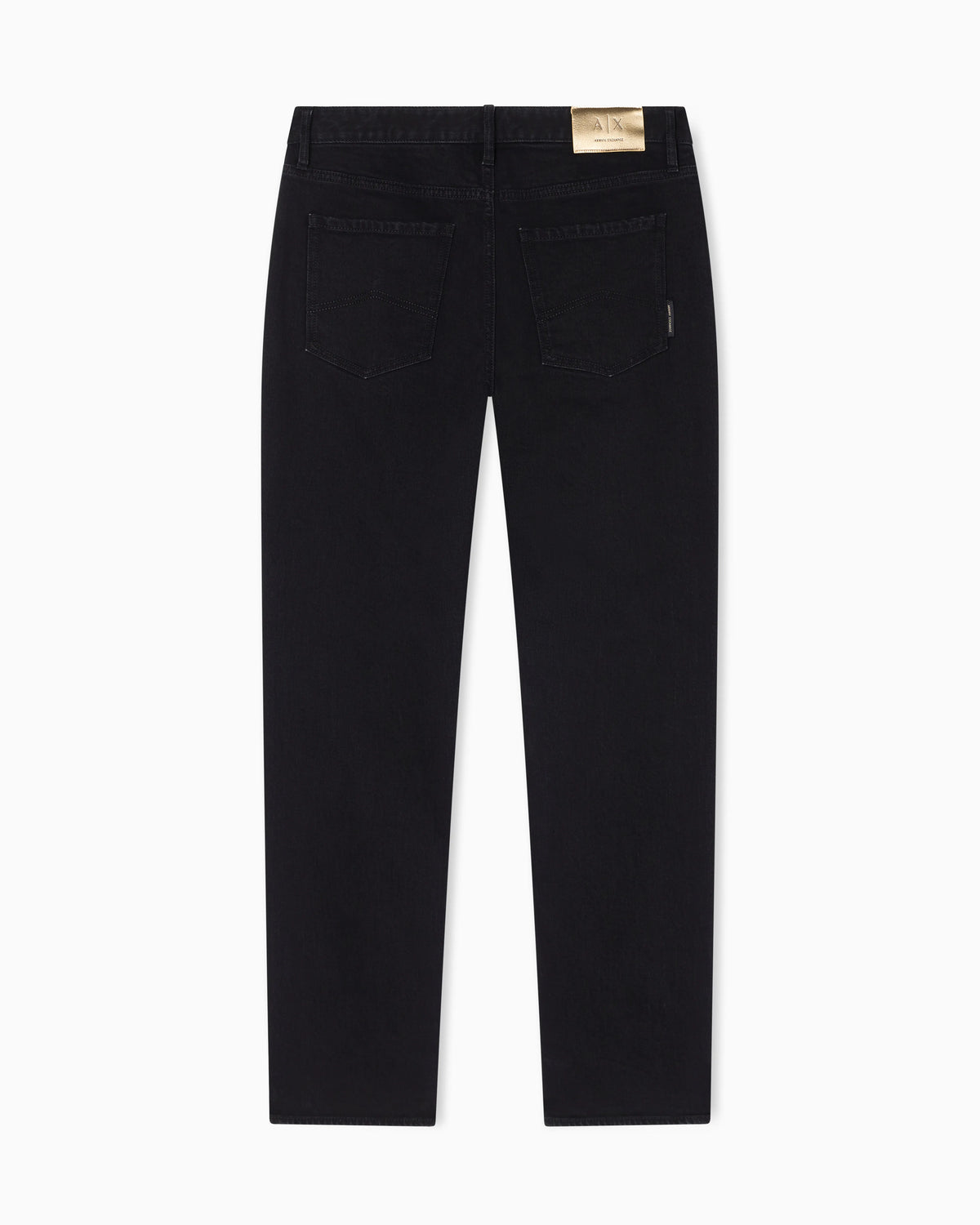 slim Jeans Black Wash in Stretch Denim