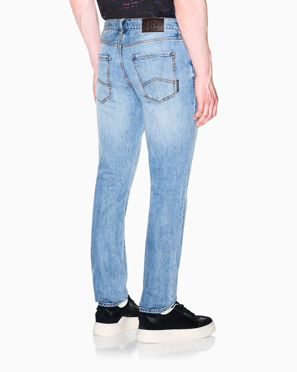 slim Jeans in Stretch Denim Classic Blue Wash