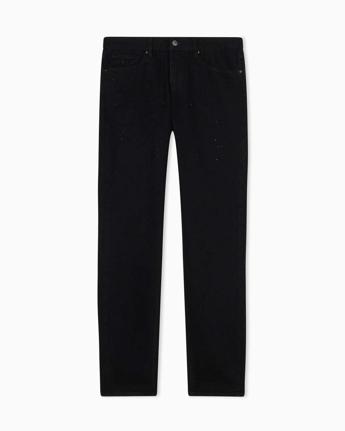 slim Jeans in Faded Gray Stretch Denim