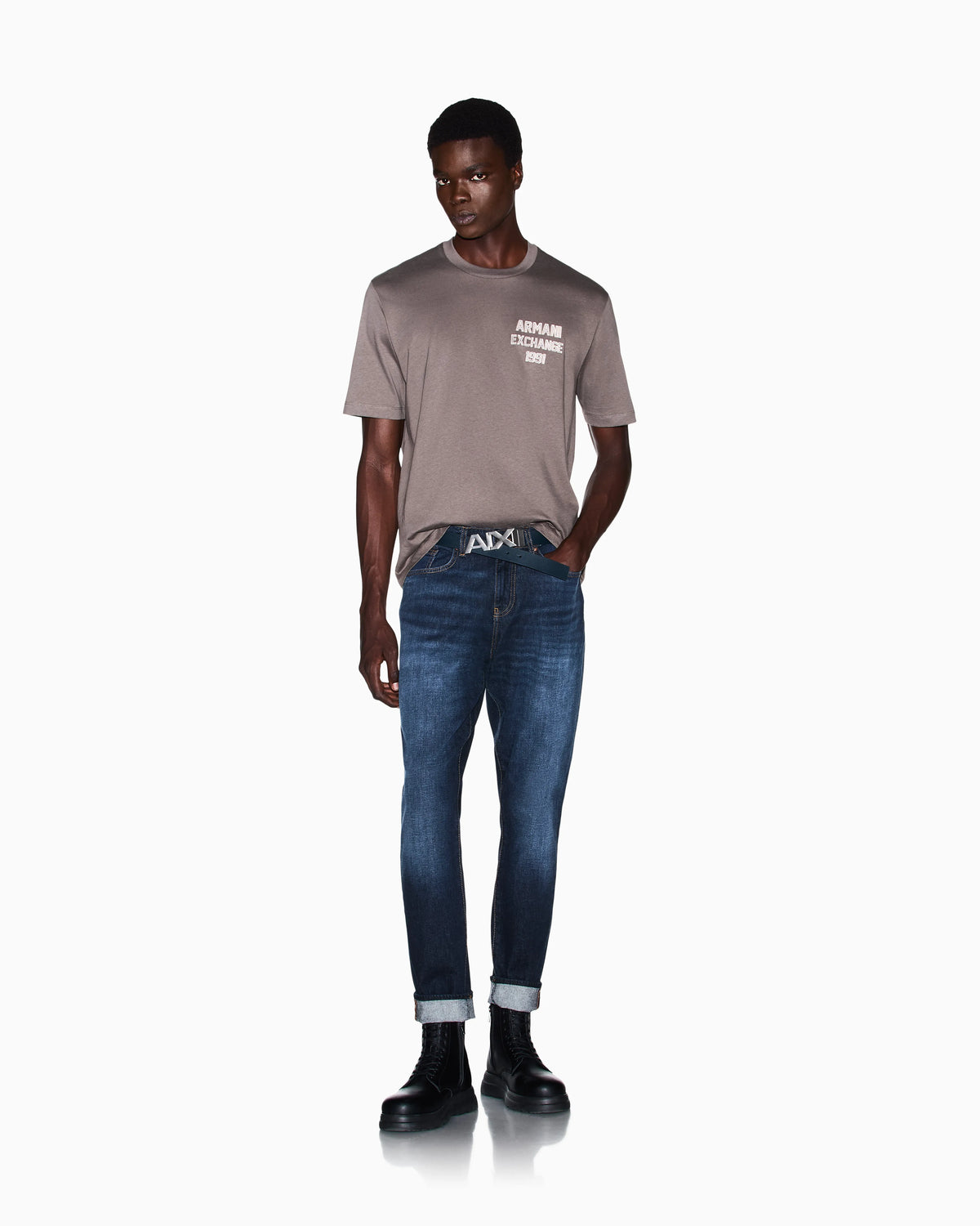 slim fit 5 pockets pant in denim stretch