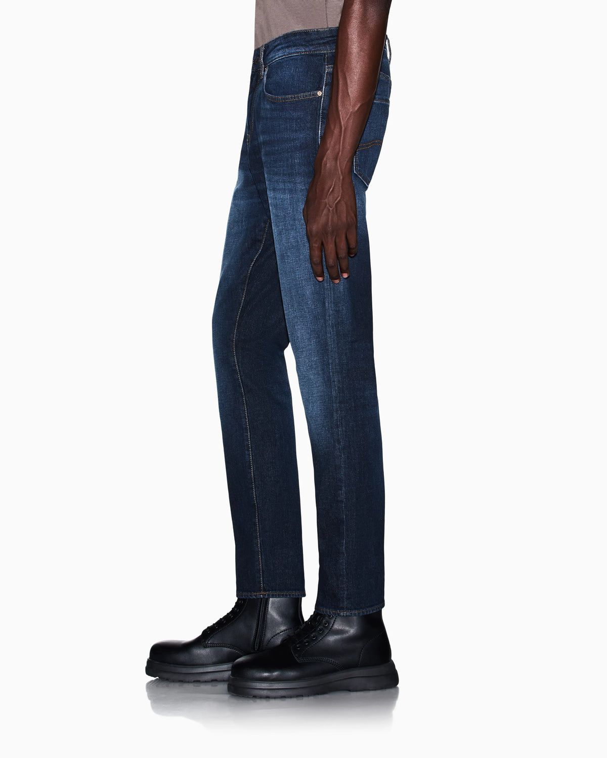 slim fit 5 pockets pant in denim stretch