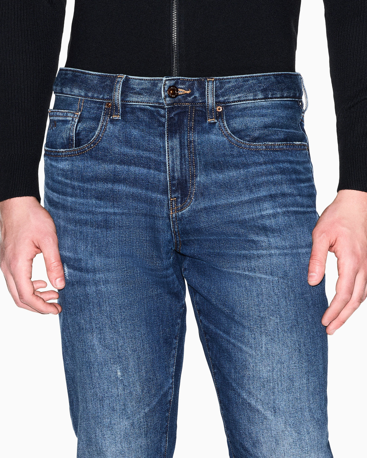 slim Jeans Denim Stretch Blue Classic Wash