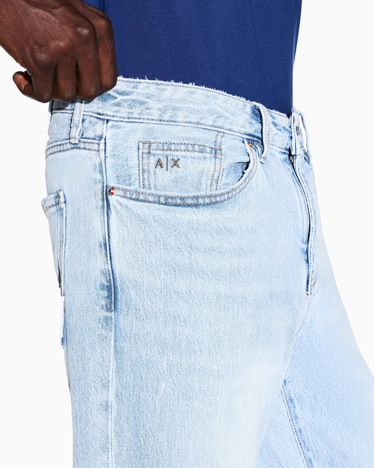 slim fit 5 pockets pant in denim stretch