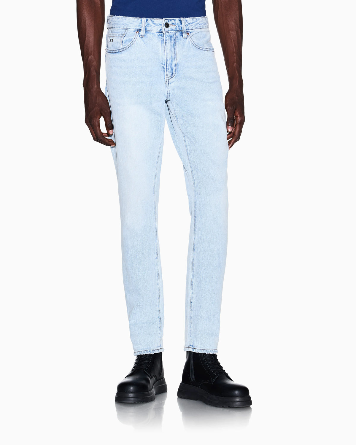 slim fit 5 pockets pant in denim stretch
