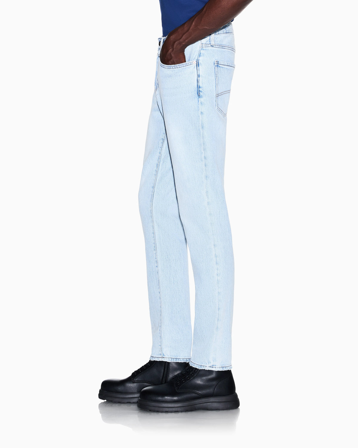 slim fit 5 pockets pant in denim stretch