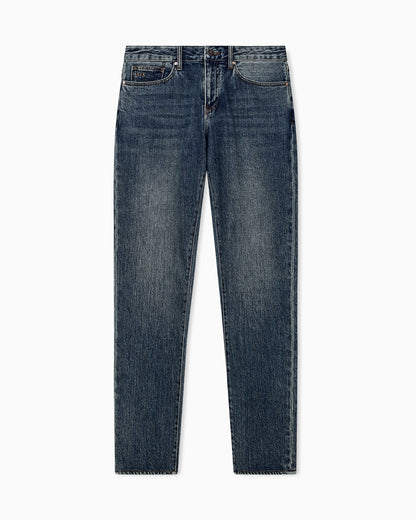 slim fit 5 pockets pant in denim stretch