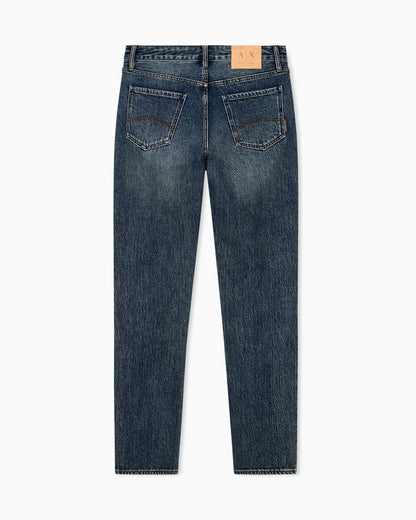 slim fit 5 pockets pant in denim stretch