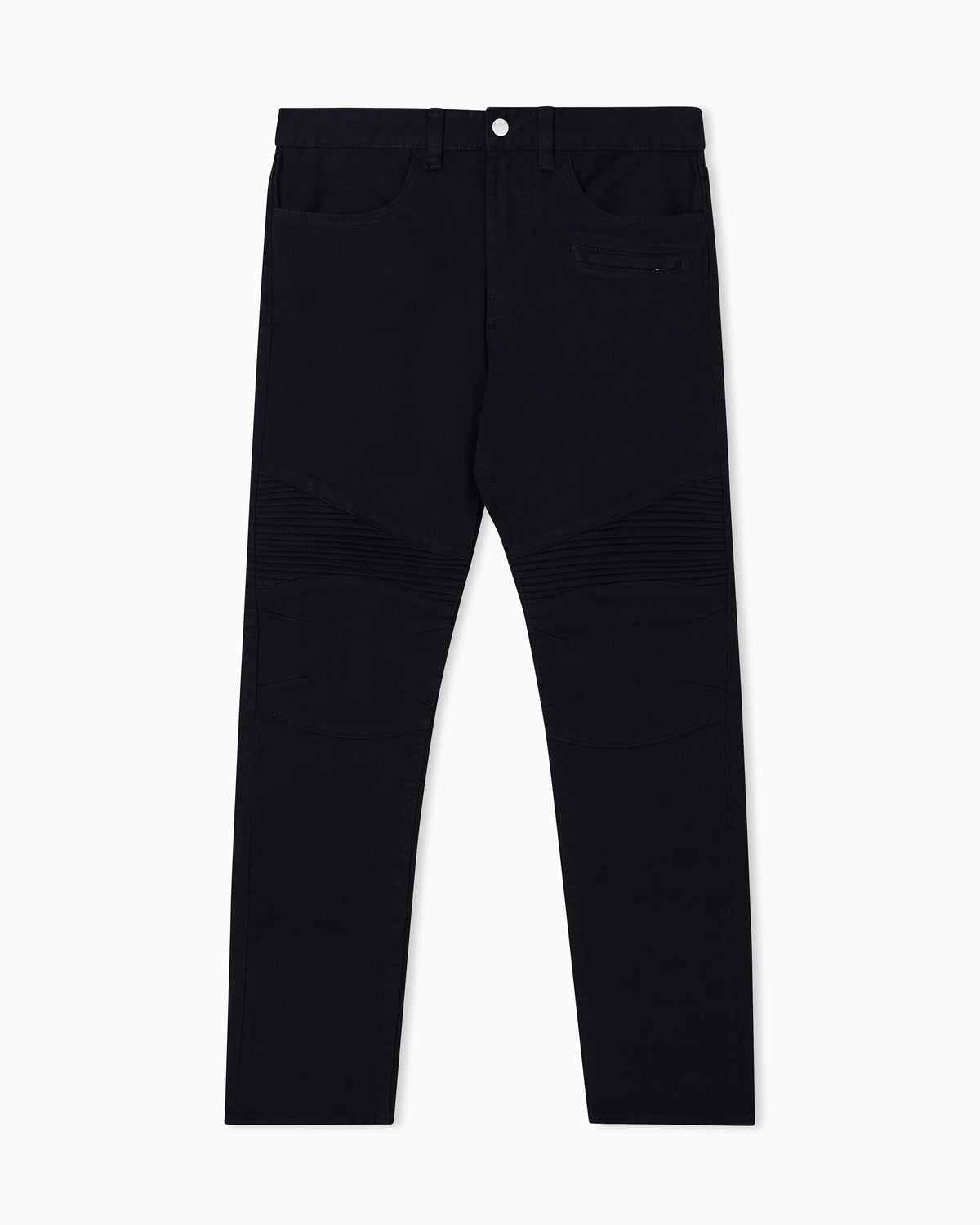 Slim Fit Biker Jeans with a Distressed Effect
