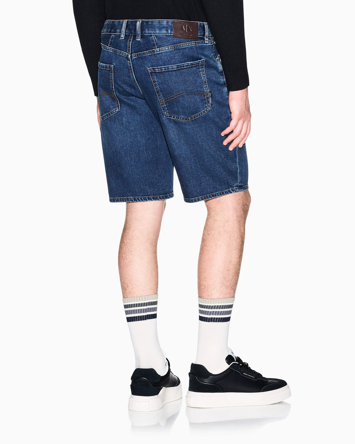 Comfort Fit Light Wash Blue Denim Shorts