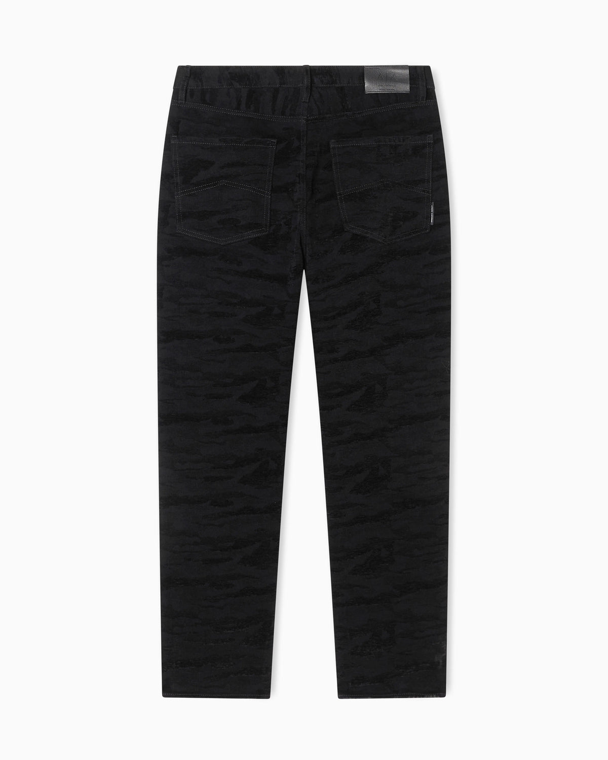 Loose fit jeans in Jacquard denim
