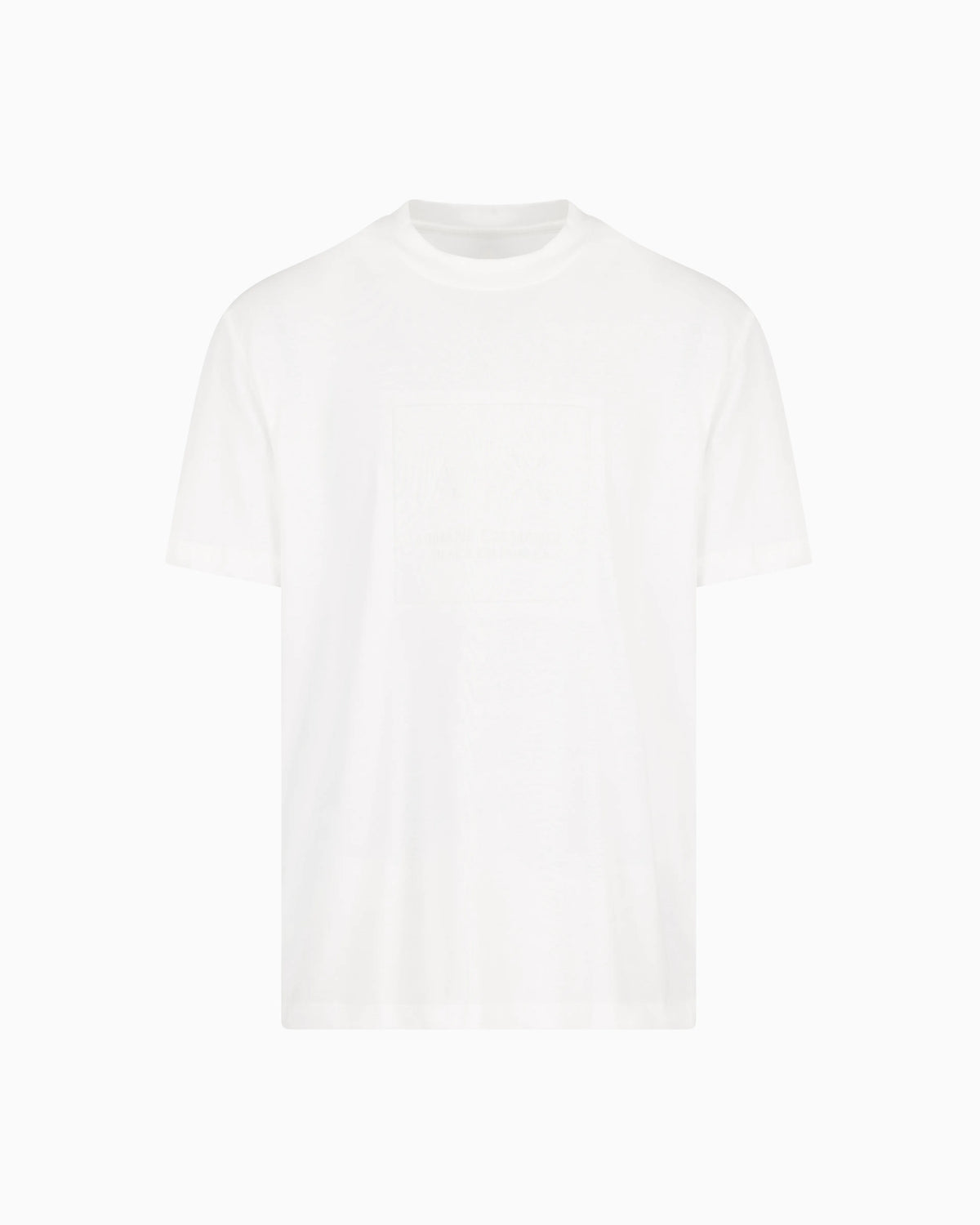 Regular fit T-shirt with maxi logo embroidery