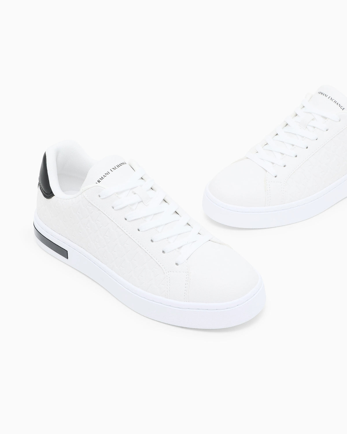 Sneakers in cotton twill with webbing