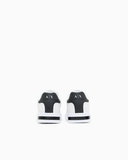 Sneakers in cotton twill with webbing