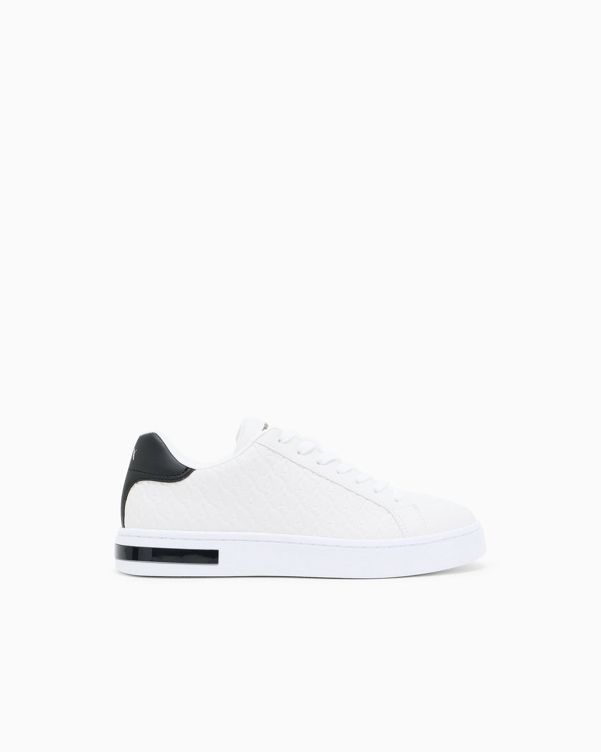 Sneakers in cotton twill with webbing